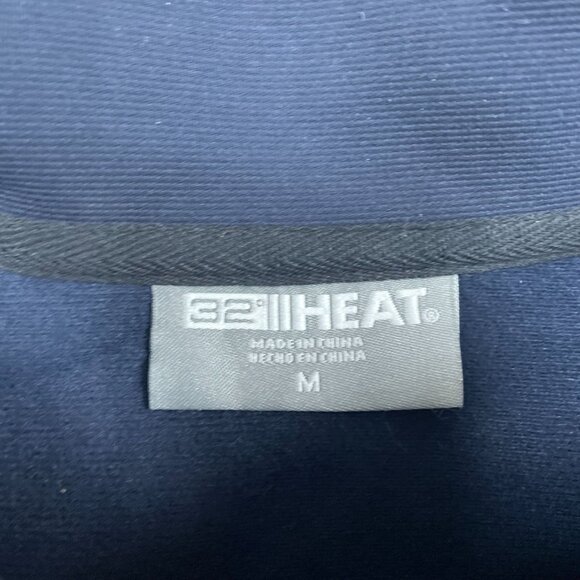 32 Degrees Heat Navy Full-Zip Jacket Mens Medium Polyester a1561 - Picture 2 of 8